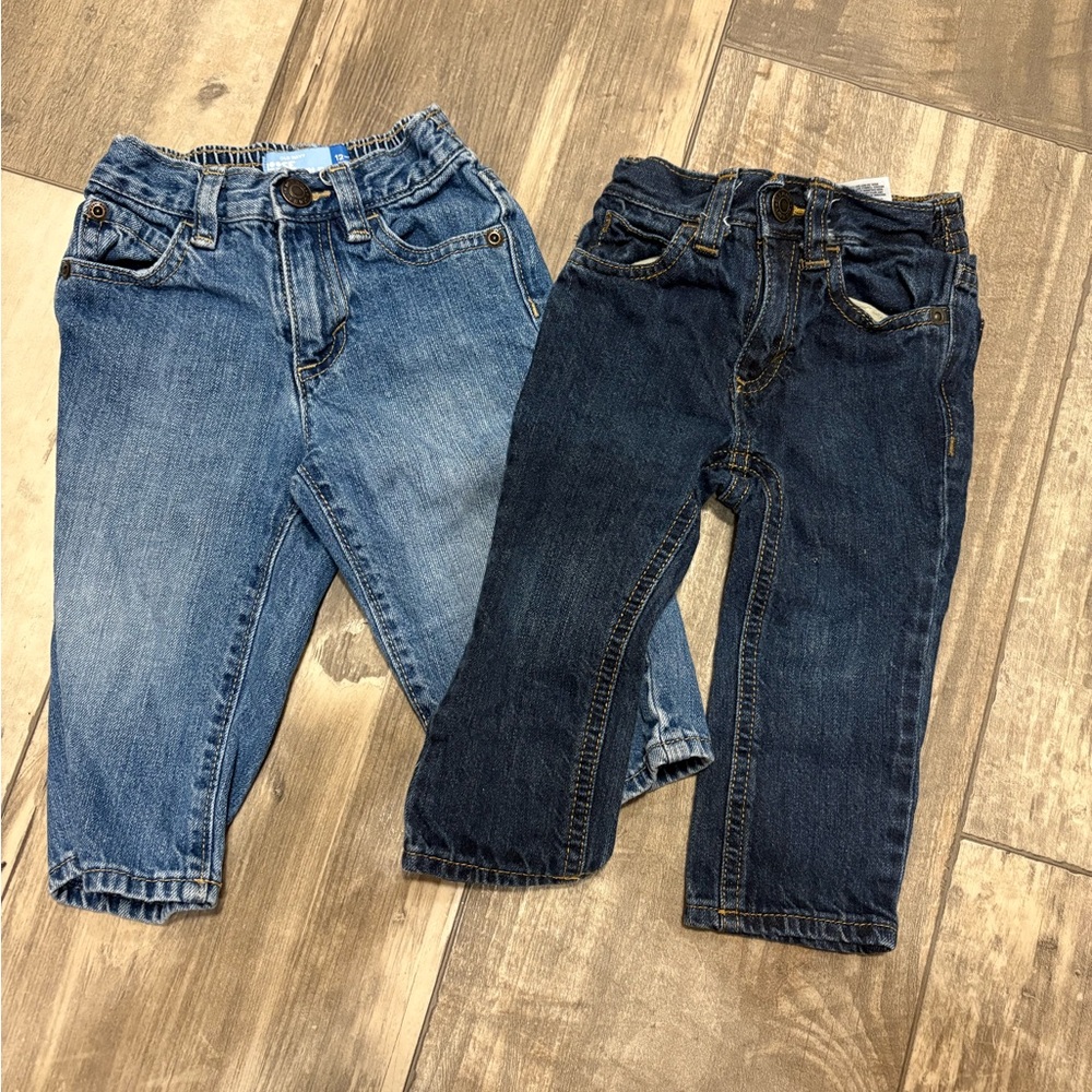 Bundle of Old Navy Toddler Jeans 12-18 Months